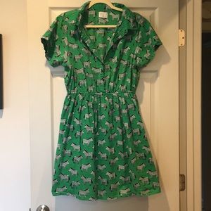 Compania Fantastica Zebra Print Dress